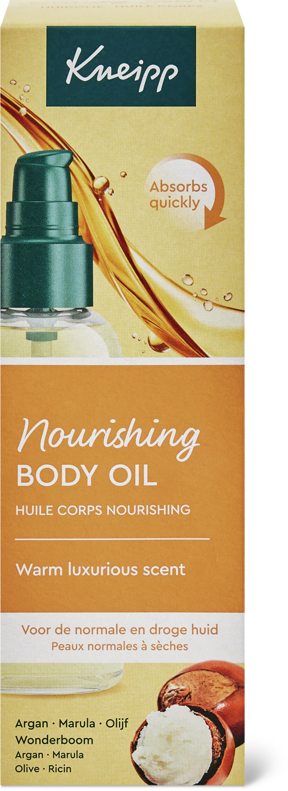 Kneipp Huile corps Nourishing peaux normales à sèches 100ml